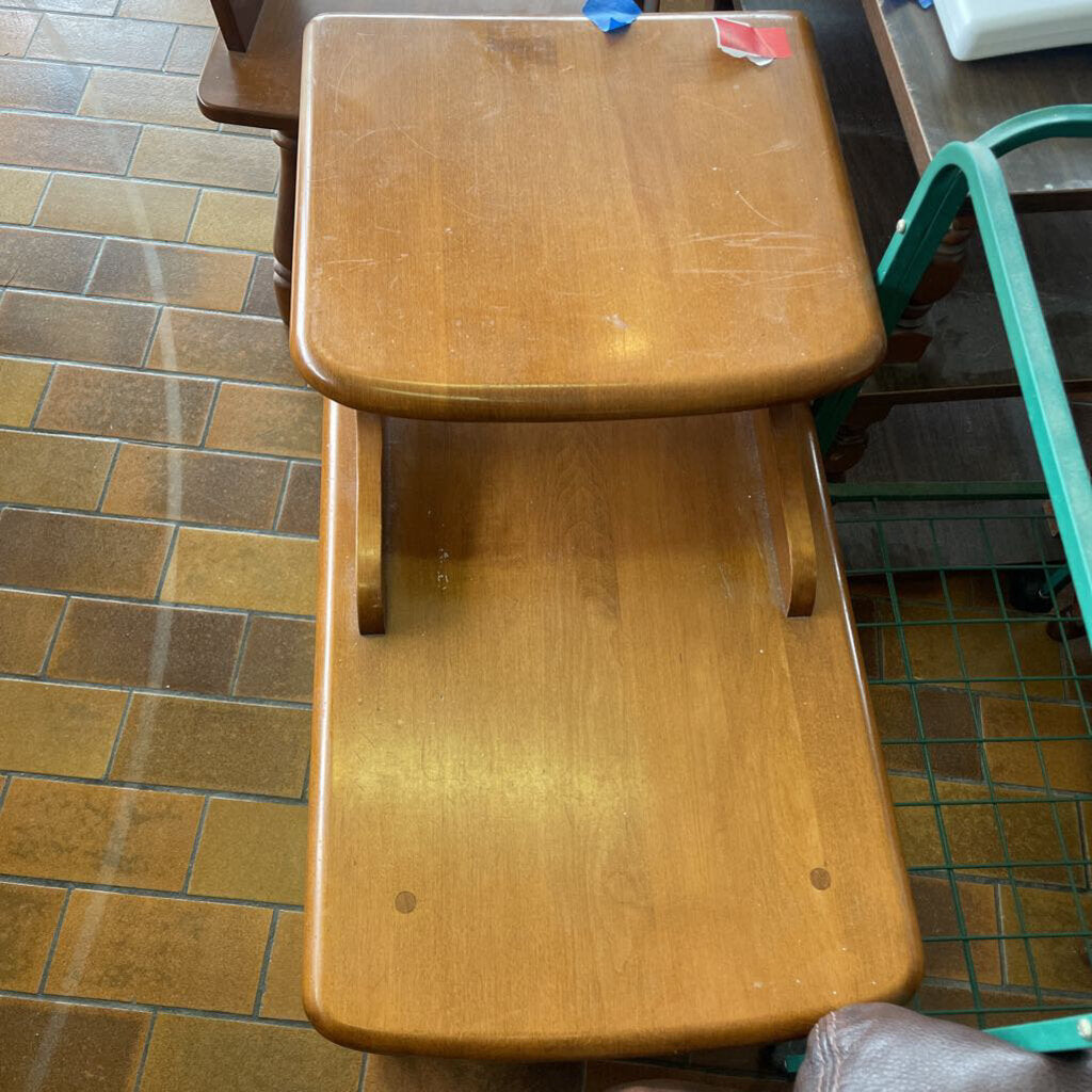 Wooden side table